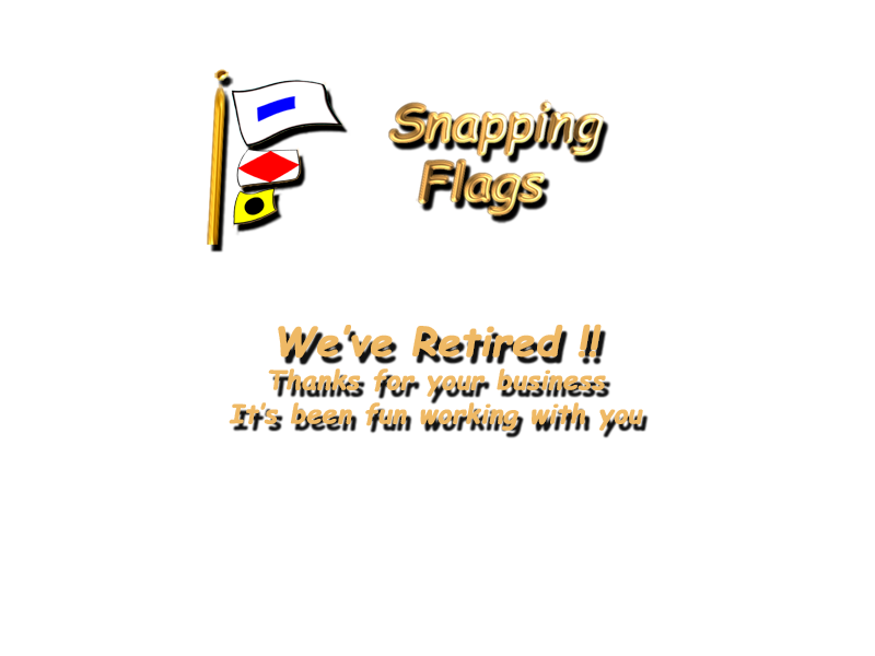 Snapping Flags Logo